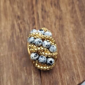 Robin's egg nest pendant upcycled repurposed‎